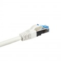 InLine patch cable Cat.6A, S / FTP (PiMf), 500MHz, White, 10m