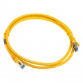 InLine patch cable Cat.6A, S / FTP (PiMf), 500MHz, yellow, 1.5m