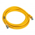 InLine patch cable Cat.6A, S / FTP (PiMf), 500MHz, yellow, 5m