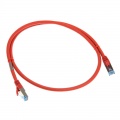 InLine Patch Cable Cat.6A, S/FTP (PiMf), 500MHz, red, 1m