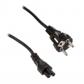 InLine power cable, 3-pole coupling, black - 2m
