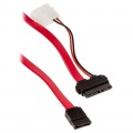 InLine SATA Combo Cable Slimline to SATA / Molex - 30 / 15cm