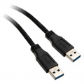 InLine USB 3.0 cable, type A to type A - 1m, black