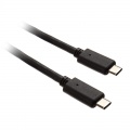 InLine USB 3.1 Gen.2 cable, type C to type C, 0.5m - black