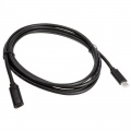 InLine USB 3.2 extension cable, USB type C, black - 2m