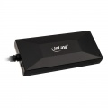 InLine USB 3.2 Gen 1 Hub, USB Type-C, 3 Port Type-A, 2 Port Type-C, 3A Power Supply - Black