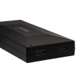 InLine USB 3.2 Gen 1 Hub, USB Type-C, 3 Port Type-A, 2 Port Type-C, 3A Power Supply - Black
