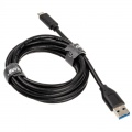 InLine USB 3.2 Gen.2 cable, type C to A male / male, 2m - black
