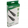 Inline USB4 cable USB Type-C male/male, PD 240W, 8K60Hz - 1m
