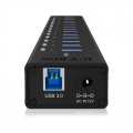 ICY BOX IB-DK2403-C Multi DockingStation, USB 3.0 Type C, HDMI, DP, Ethernet - silver