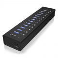 ICY BOX IB-DK2403-C Multi DockingStation, USB 3.0 Type C, HDMI, DP, Ethernet - silver