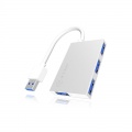 ICY BOX IB-HUB1402 HUB, 4x USB 3.0, aluminum housing, silver