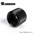 Barrow 14mm - 14mm OD Twin Seal Hard Tube Extention - Black