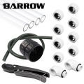 Barrow 14mm PETG Hard Tube Starter Kit  - White