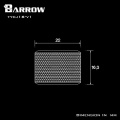 Barrow 16mm - 16mm OD Twin Seal Hard Tube Extention - Black