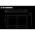 Barrow 240mm Adjustable Radiator / Fan Bracket Stand