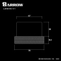 Barrow D5 Pump Mod Kit Screw Ring Top Kit - Silver