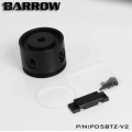 Barrow D5 Round Pump Top and Mount with Reservoir Thread - Black