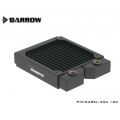 Barrow Dabel-A Series 120mm (1x120) Slim Line Copper Radiator - Black