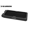 Barrow Dabel-B Series 240mm (2x120) Slim Line Copper Radiator - Black