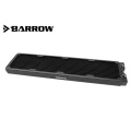 Barrow Dabel-B Series 480mm (4x120) Slim Line Copper Radiator - Black