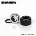 Barrow G1/4 - 12mm OD Twin Seal Hard Tube Compression Fitting - Black