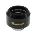Barrow G1/4 - 14mm OD Twin Seal Hard Tube Compression Fitting (Smooth) - Black