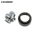 Barrow G1/4 - 16/10mm Flexible Tube Compression Fitting - Black
