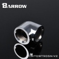 Barrow G1/4 Female to 90 Degree Female Angle - Shiny Silver