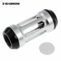 Barrow G1/4 Female Inline Composite Filter Quartz Glass  - Silver / Black