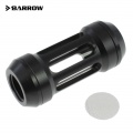 Barrow G1/4 Female Inline Composite Filter Quartz Glass - Black / Black