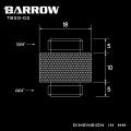 Barrow G1/4 Male to 10mm G1/4 Male Extender - White B GRADE