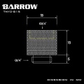 Barrow G1/4 Male to 15mm G1/4 Female Extender - White