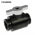 Barrow G1/4 Mini Ball Valve, Silver Handle - Black