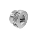 Barrow G1/4 Pass-Through Fill Port - Shiny Silver