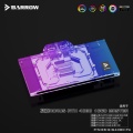 Barrow Gigabyte AORUS 4080 Aurora , LRC 2.0 RGB Graphics Card Waterblock + Backplate