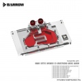 Barrow NVIDIA RTX 5090 MSI Suprim + Vangaurd, aRGB Graphics Card Waterblock + Backplate