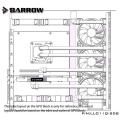 Barrow Waterway LRC 2.0 RGB Distro Panel (Front) for Lian Li PC-011 Dynamic - B GRADE