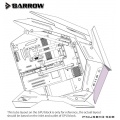 Barrow Waterway LRC 2.0 RGB Distribution Panel (Tray) for JONSBO MOD-3