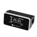 BarrowCH G1/4 Multimode OLED Display Heat Sensor Alarm with Intelligent Shutdown - Silver