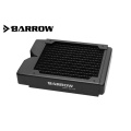 Barrow Dabel-B Series 120mm (1x120) Slim Line Copper Radiator - Black