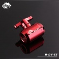 Bykski B-DV-CE, G1/4 Male / Male Mini Ball Valve Tap - Red