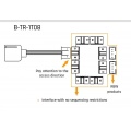 Bykski B-TR-1T08, 8 Channel RBW Lighting Hub with Motherboard Sync