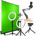 Streamplify COMPLETE Bundle Including MIC ARM CAM LIGHT 10 and 14 and SCREEN LIFT