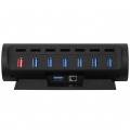 Streamplify HUB CTRL 7 USB Hub with RGB LEDs and 2.0A Charging