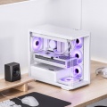 Jonsbo D300 Midi-Tower, 270 degrees, Tempered Glass - white