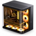 Jonsbo TK-2 2.0 Midi Tower, tempered glass - black