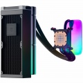 HYTE THICC Q60 240mm LCD All In One CPU Liquid Cooler - White/Black