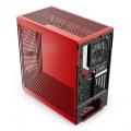 Hyte Y40 Midi Tower, tempered glass - black/red