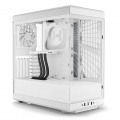Hyte Y40 Midi Tower, Tempered Glass - Snow White